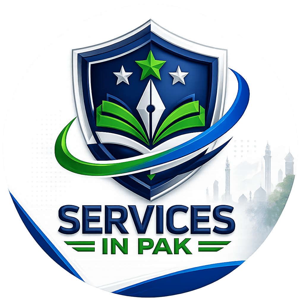 ServicesInPak logo — Pak Army, PAF, Navy test preparation