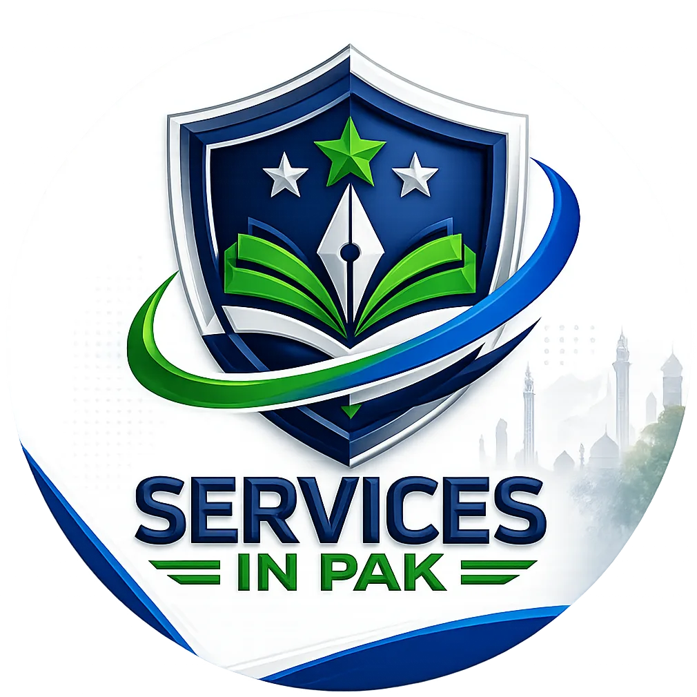 ServicesInPak logo — Pak Army, PAF, Navy test preparation